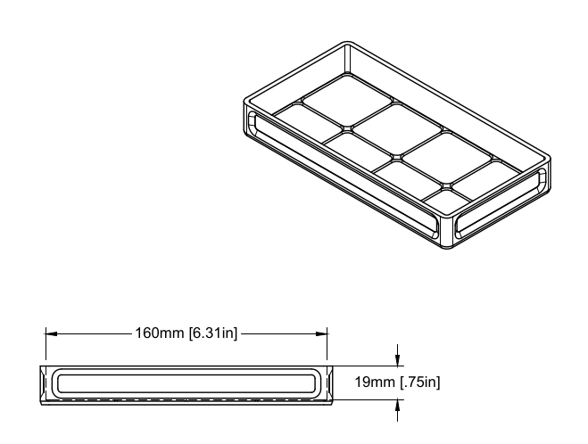 160x80 Master Tray Organizer