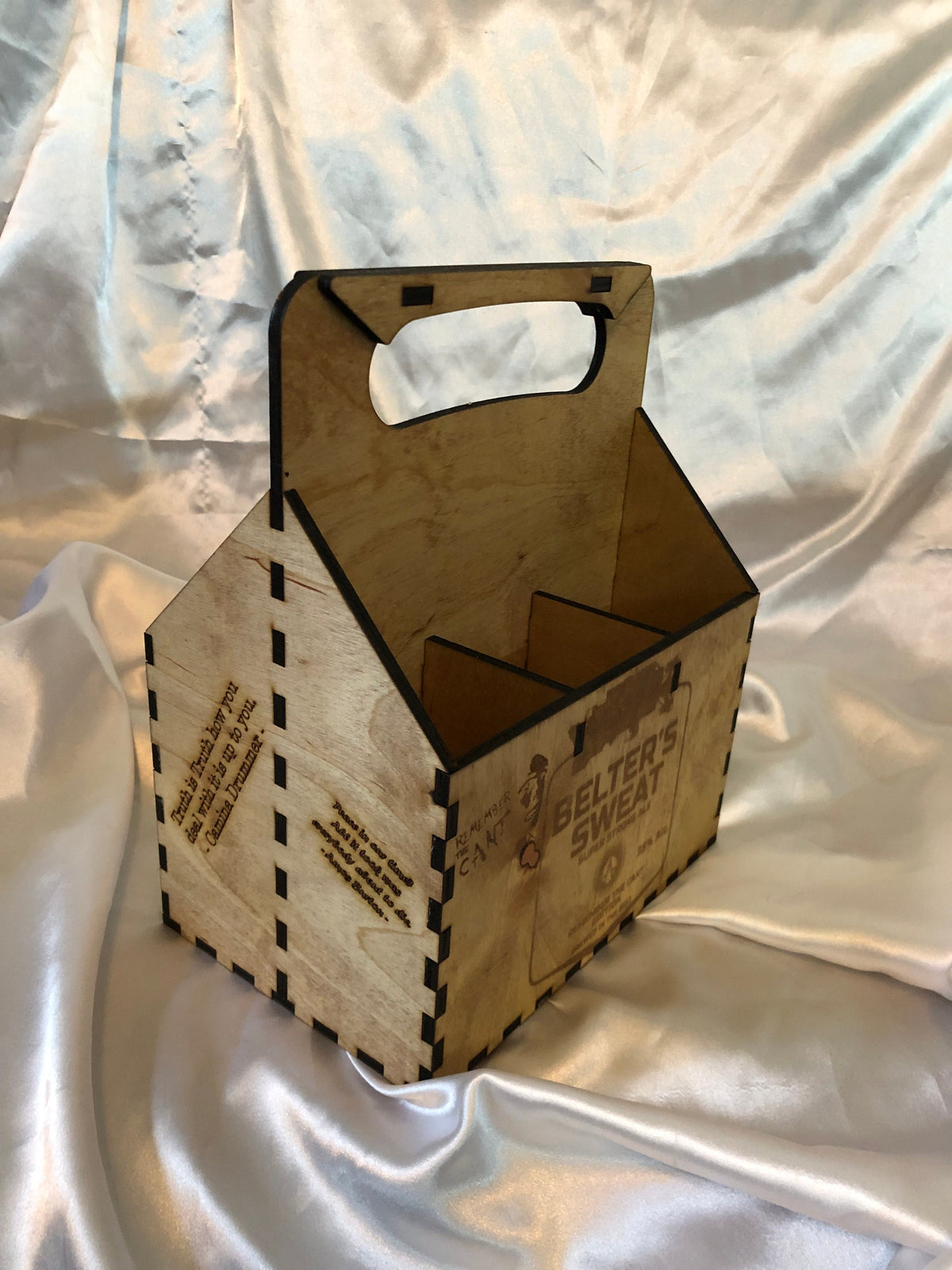 Wooden Beer Carrier Center Peice