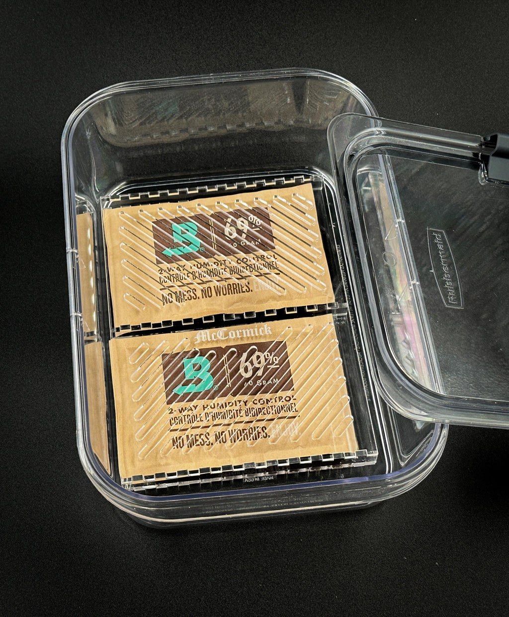Humidity Control Spacer for Cigar Tupperdor | Boveda® Packs Storage Accessory