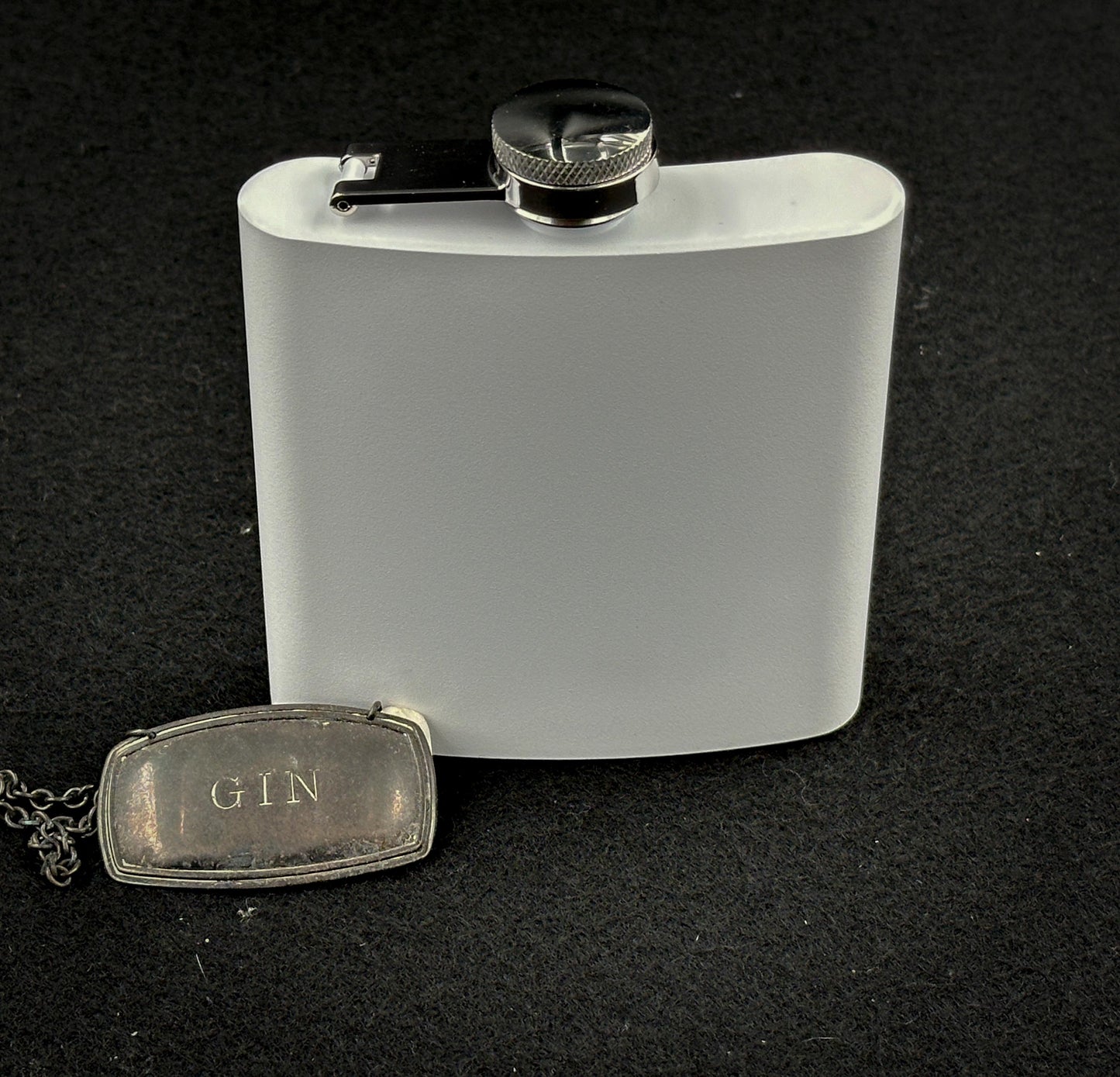 Personalized Hip Flask: Laser Engraved Stainless Steel Groomsman Gift