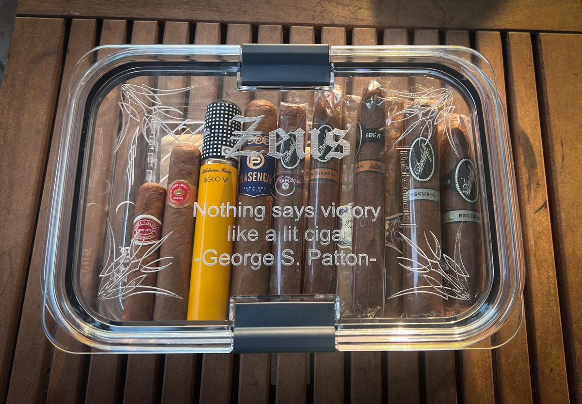 Complete Cigar Storage Solution with Boveda®, Tray & Travel Humidor - Ideal Gift for Cigar Aficionados