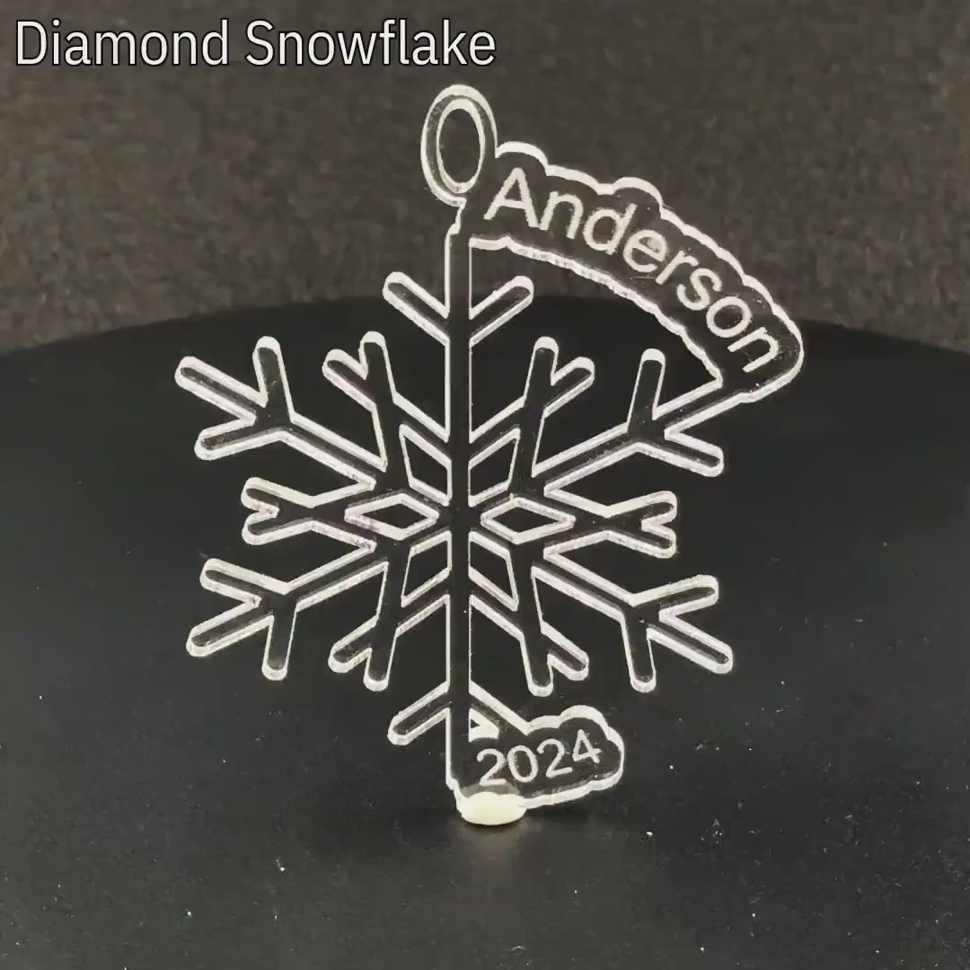 Personalized Snow Flake Sets